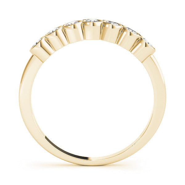 Yellow Gold 7-Stone Lab Diamond Fashion Ring