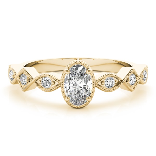 OVAL COLOR CENTER RING