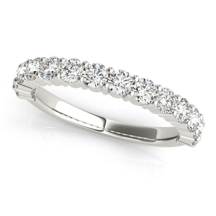 14K White Gold Diamond Wedding Ring