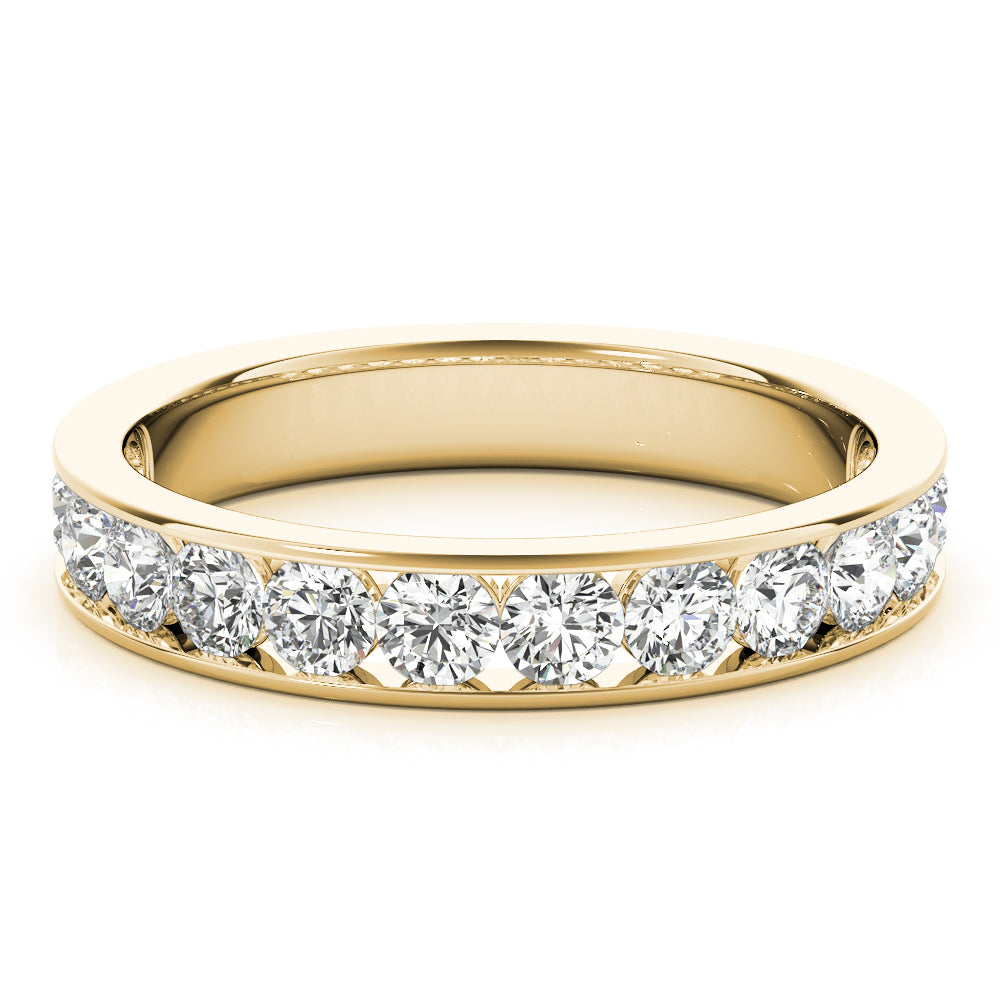 18K Yellow Gold Diamond Wedding Ring