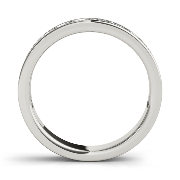 Platinum 1 CT Diamond Wedding Band