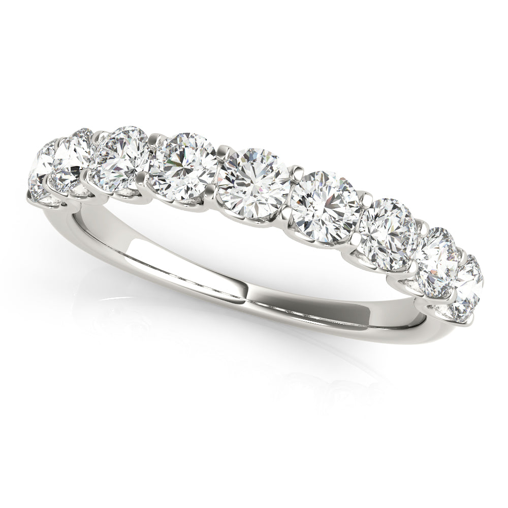 Platinum 1 CT Diamond Wedding Band