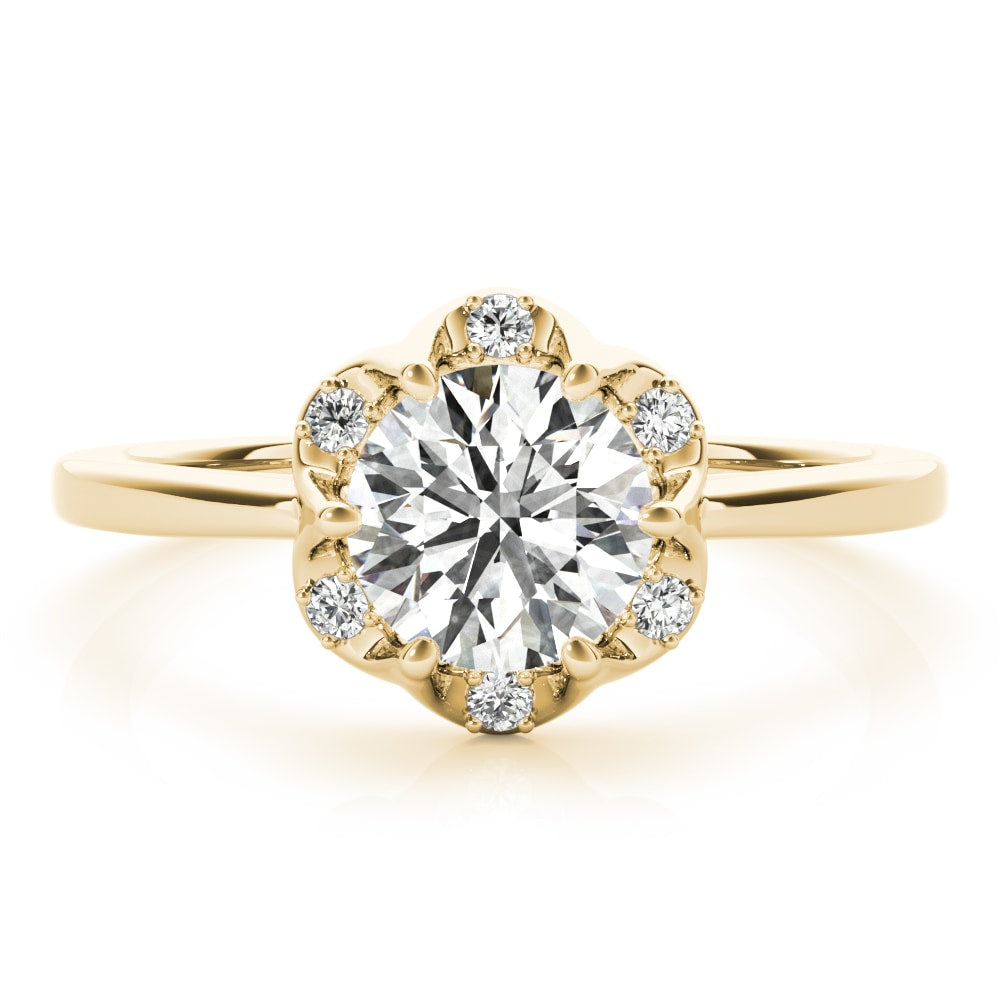 ENGAGEMENT RINGS ROUND CENTER