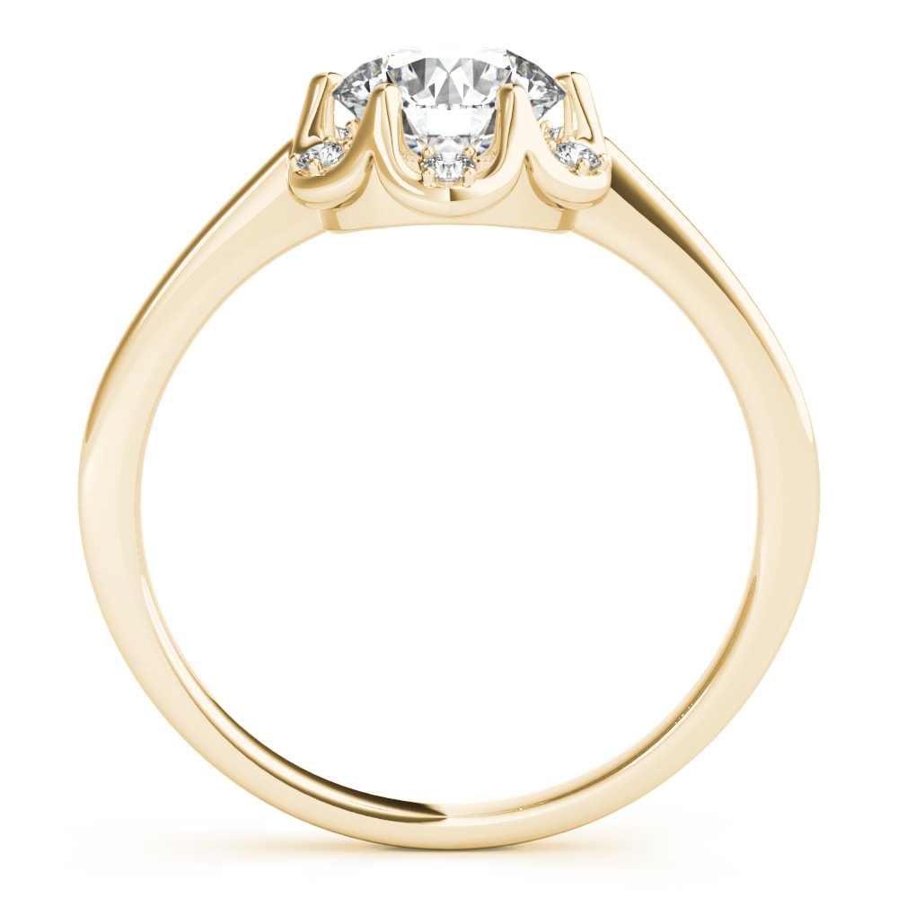 ENGAGEMENT RINGS ROUND CENTER