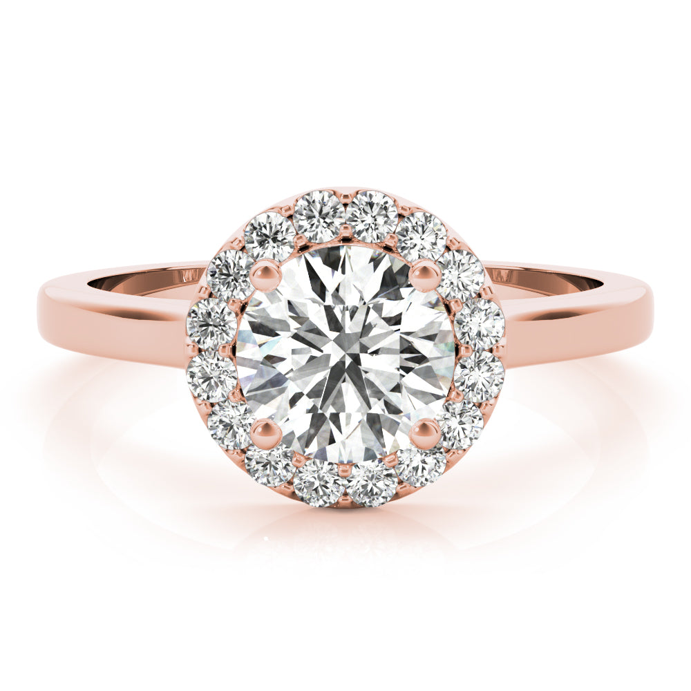 ENGAGEMENT RINGS ROUND HALO