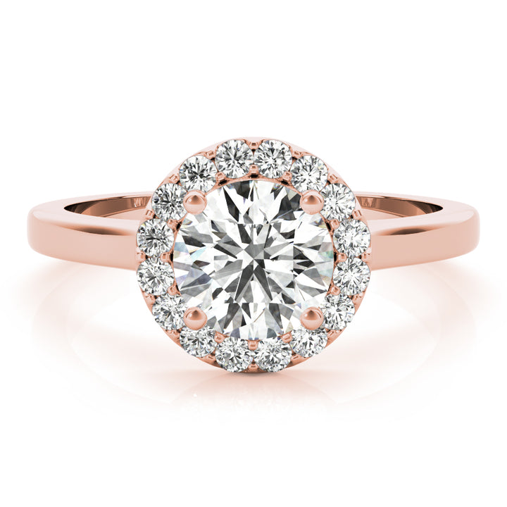 ENGAGEMENT RINGS ROUND HALO