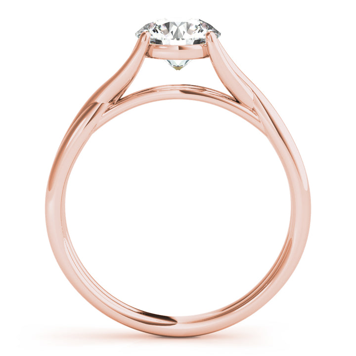18K Rose Gold 1ct Diamond Engagement Solitaire Ring