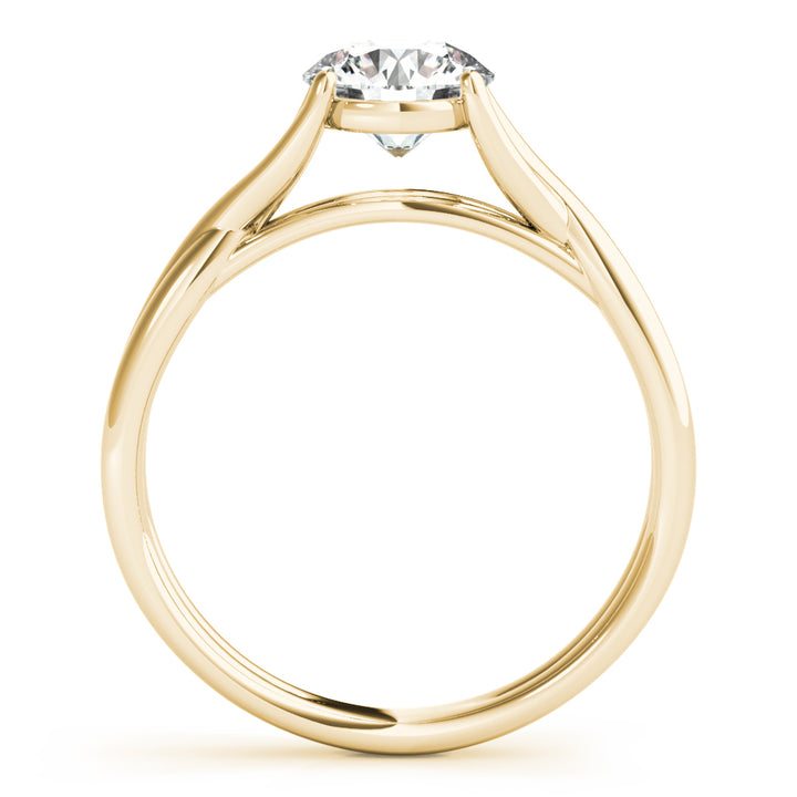 18K Yellow Gold 1 CT Diamond Engagement Ring