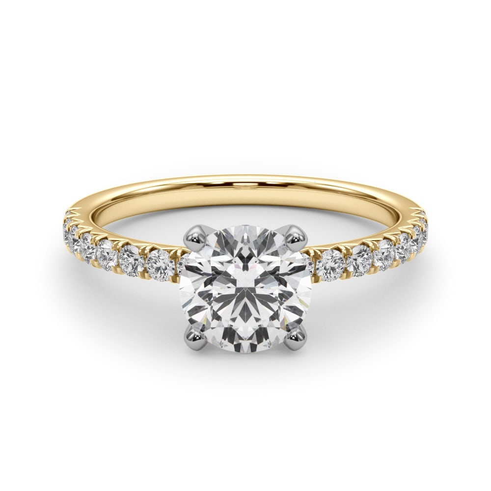 ENGAGEMENT RINGS ROUND CENTER