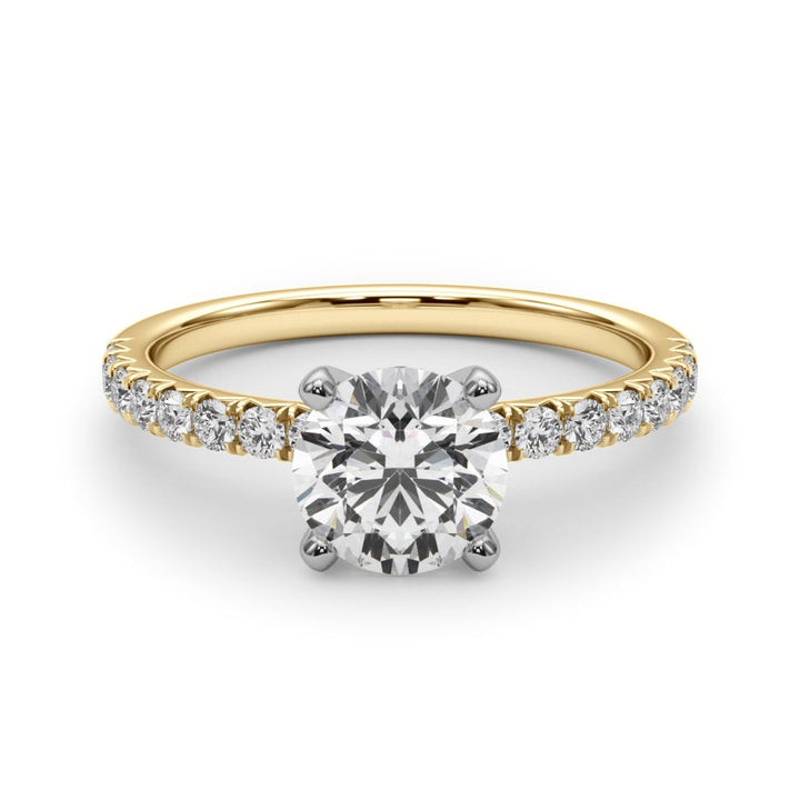 ENGAGEMENT RINGS ROUND CENTER