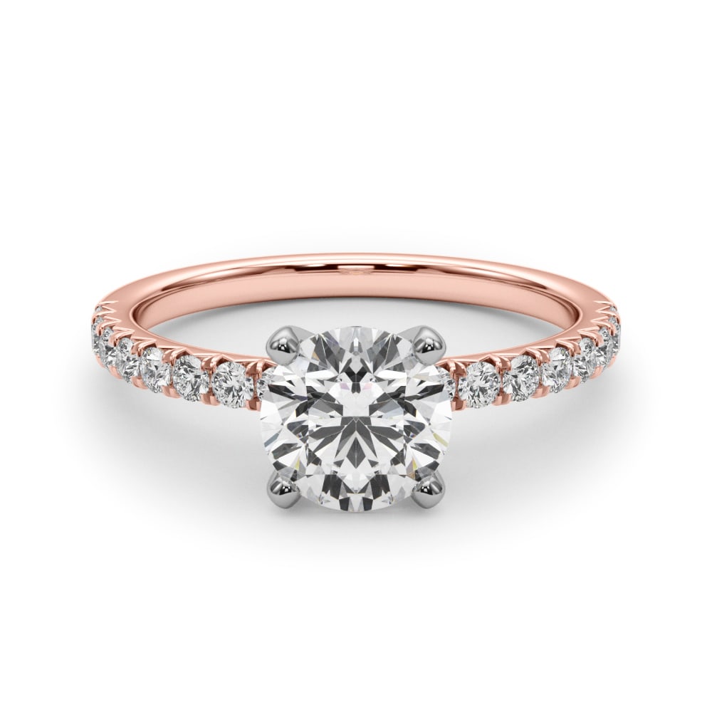 ENGAGEMENT RINGS ROUND CENTER