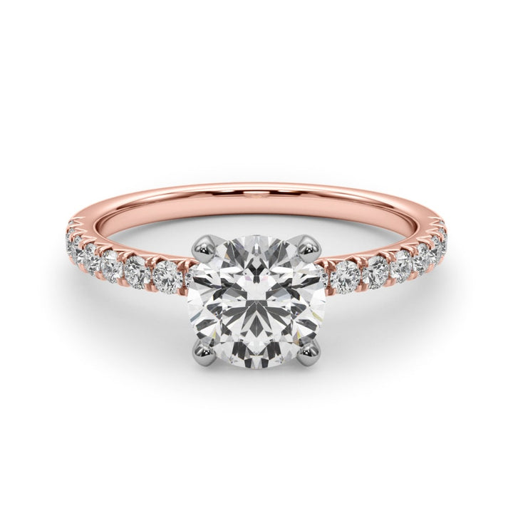 ENGAGEMENT RINGS ROUND CENTER