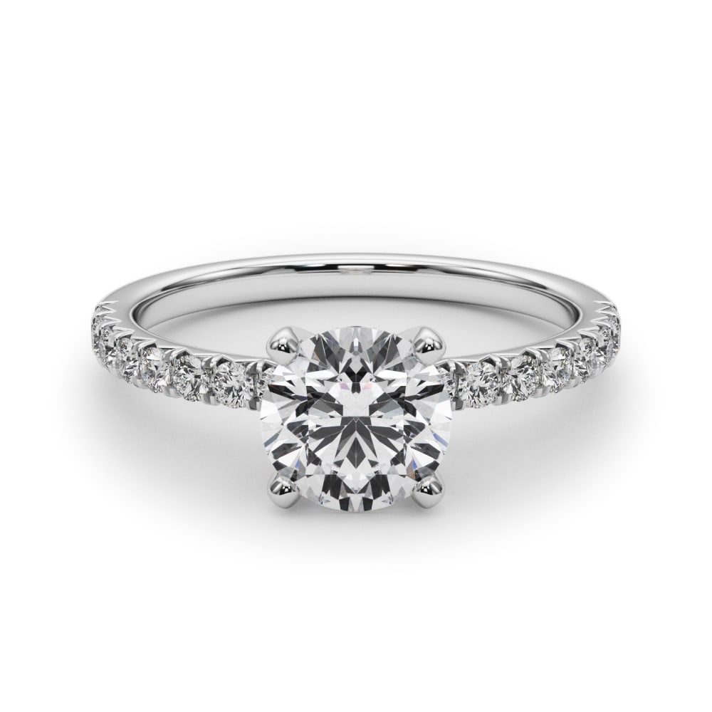 ENGAGEMENT RINGS ROUND CENTER