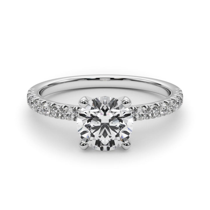 ENGAGEMENT RINGS ROUND CENTER