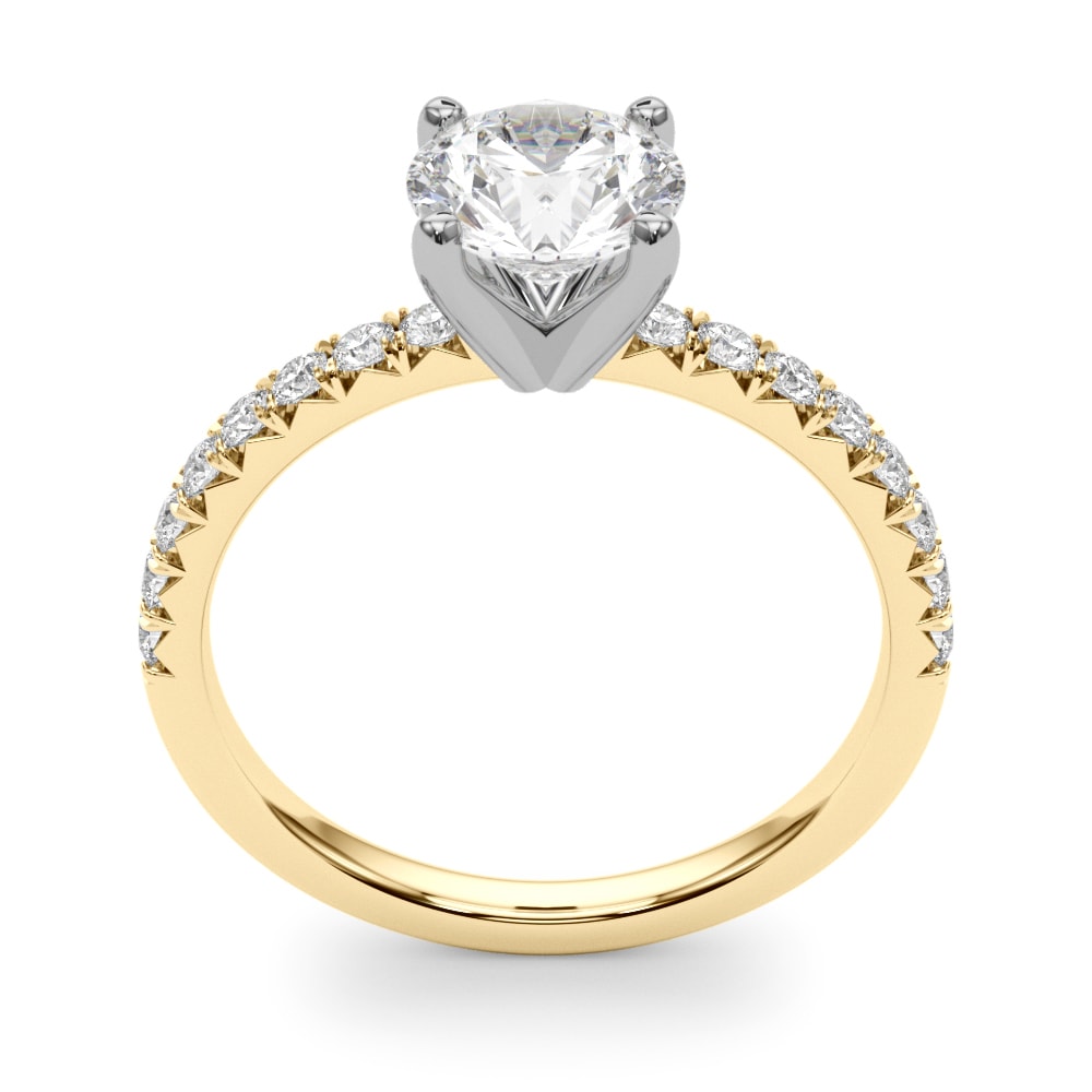 ENGAGEMENT RINGS ROUND CENTER