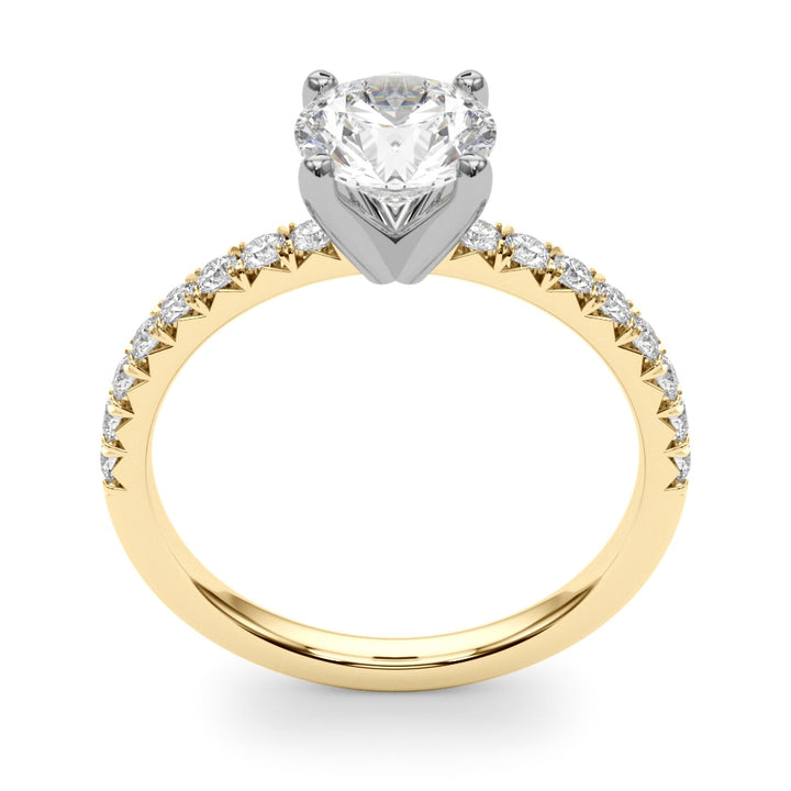 ENGAGEMENT RINGS ROUND CENTER