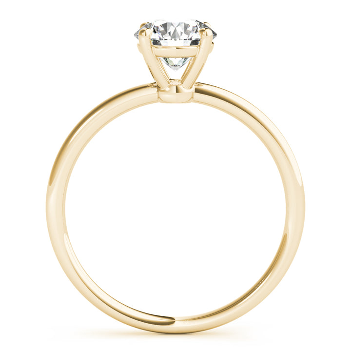 18K Yellow Gold 1 CT Diamond Engagement Ring