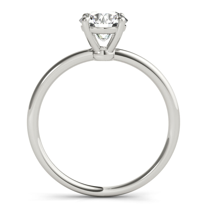18K White Gold 1ct Diamond Solitaire Engagement Ring