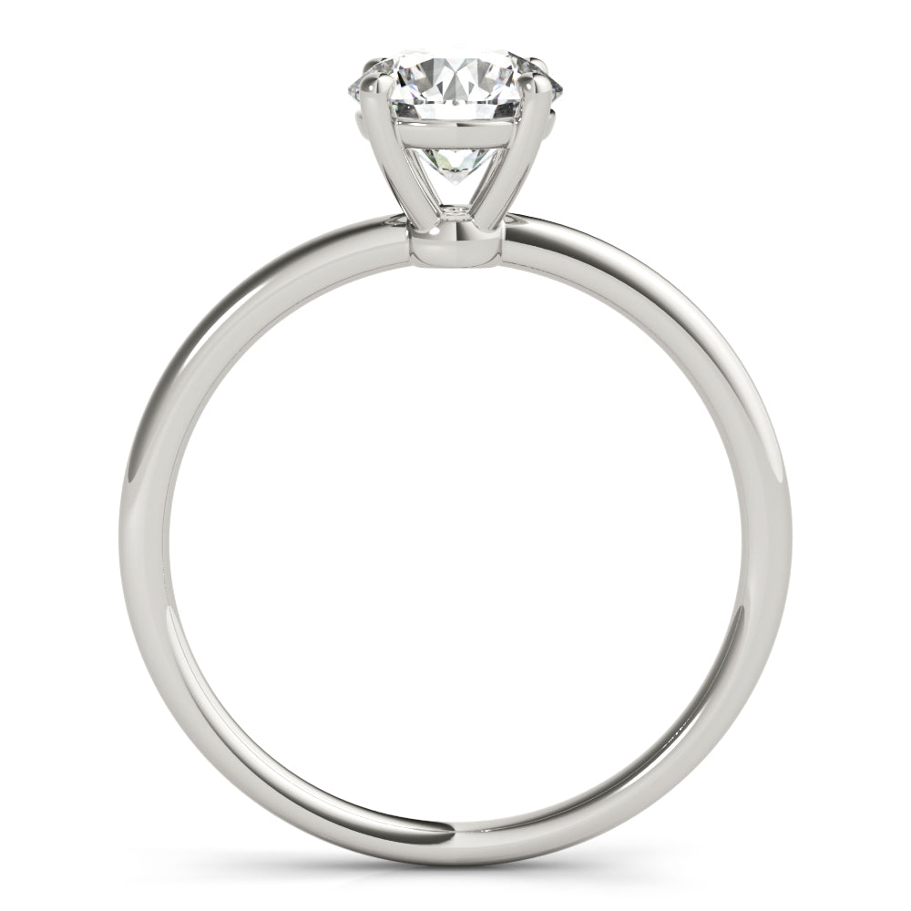 14K White Gold 1 CT Diamond Engagement Ring