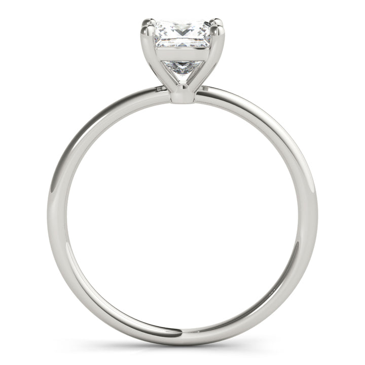 14K White Gold Princess Diamond Engagement Ring
