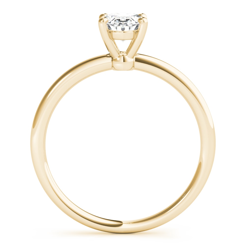 14K Yellow Gold 1/4 ct tw Solitaire Diamond Engagement Ring