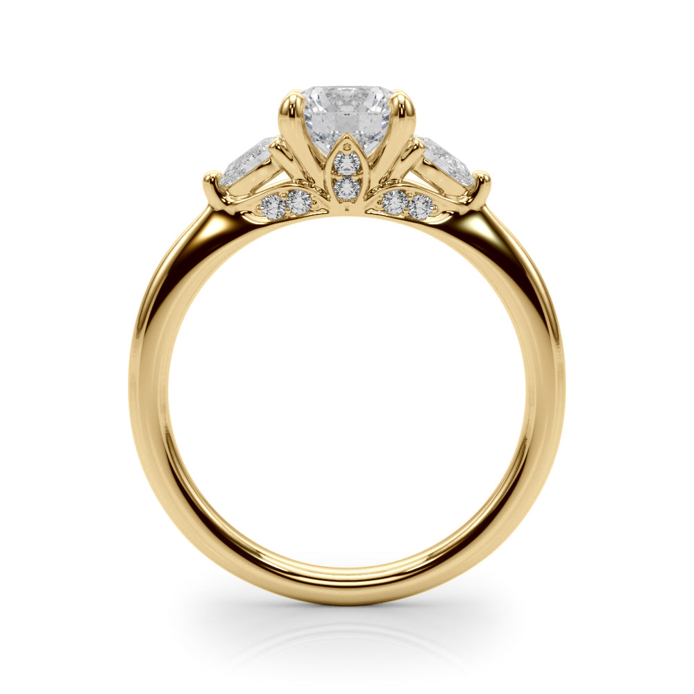 18K Yellow Gold 1.33ctw Diamond Engagement Ring