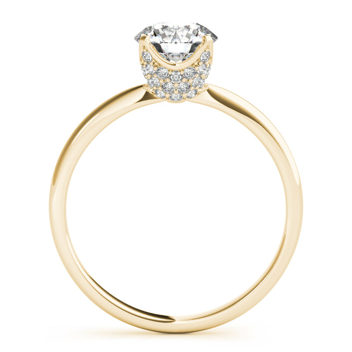 18K Yellow Gold 1.25 ct Diamond Engagement Ring