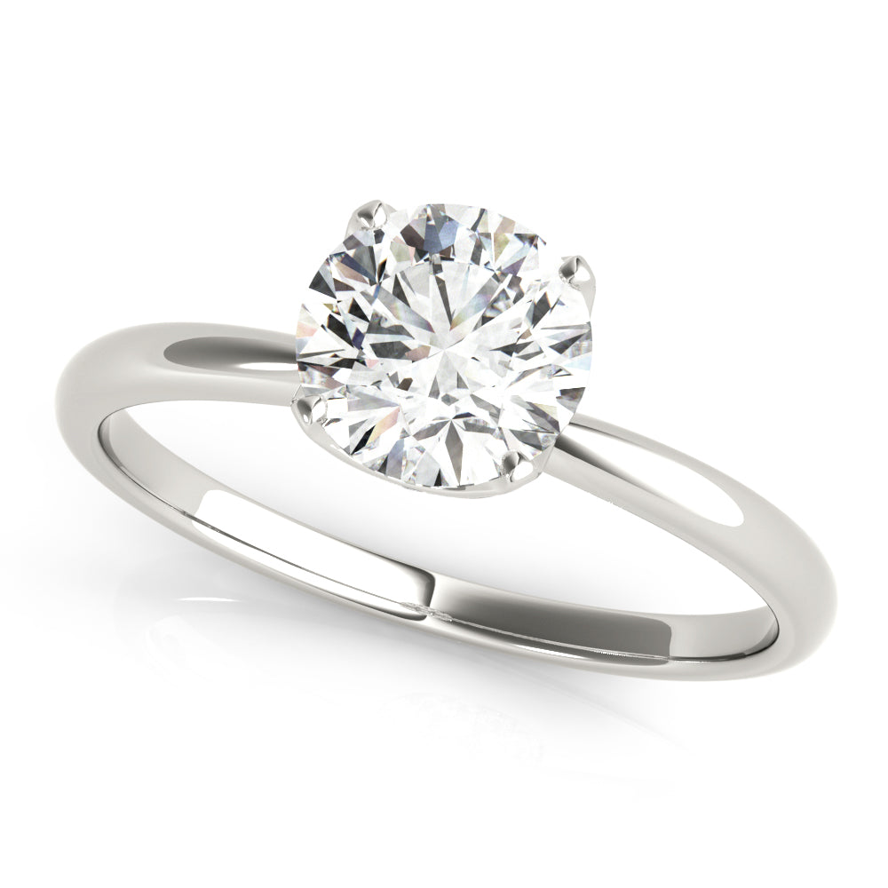 18K White Gold 1 ct Diamond Engagement Ring