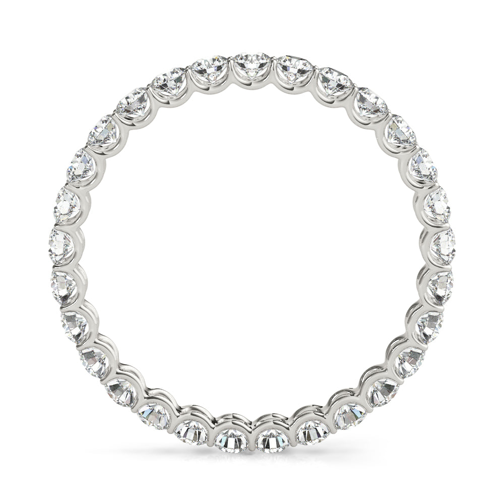 14K White Gold Diamond Wedding Ring