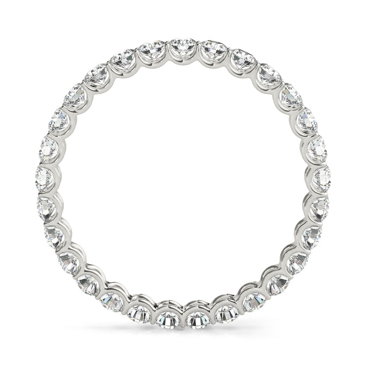 14K White Gold Diamond Wedding Ring
