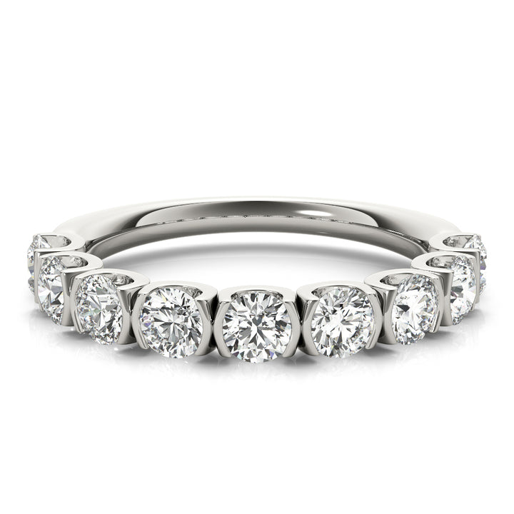 Platinum 0.75 CT Diamond Wedding Ring
