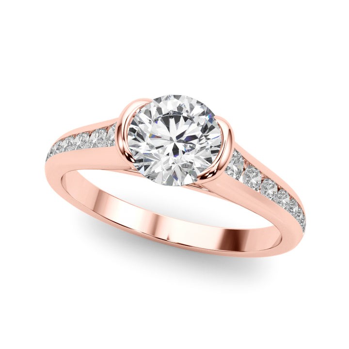 14K Rose Gold 1.33ctw Diamond Engagement Ring