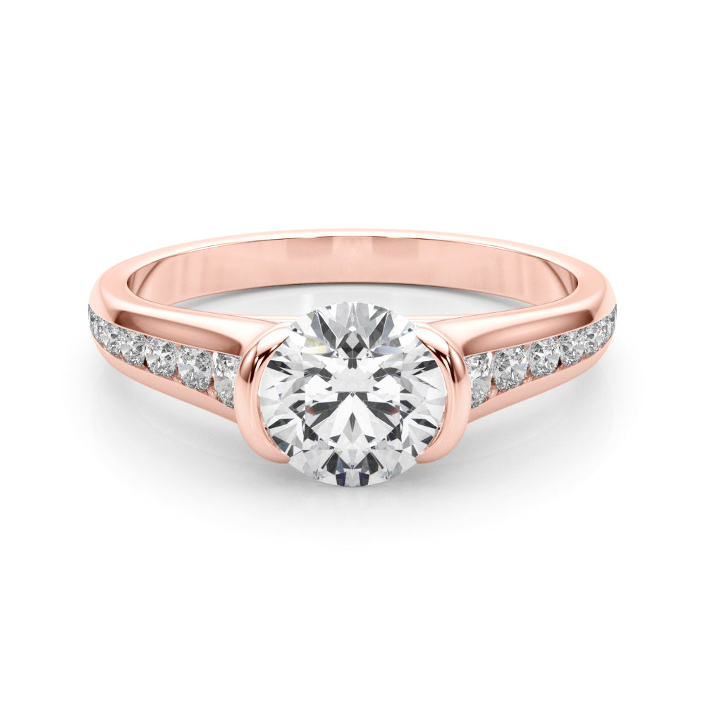 18K Rose Gold 1.33ctw Round Diamond Ring