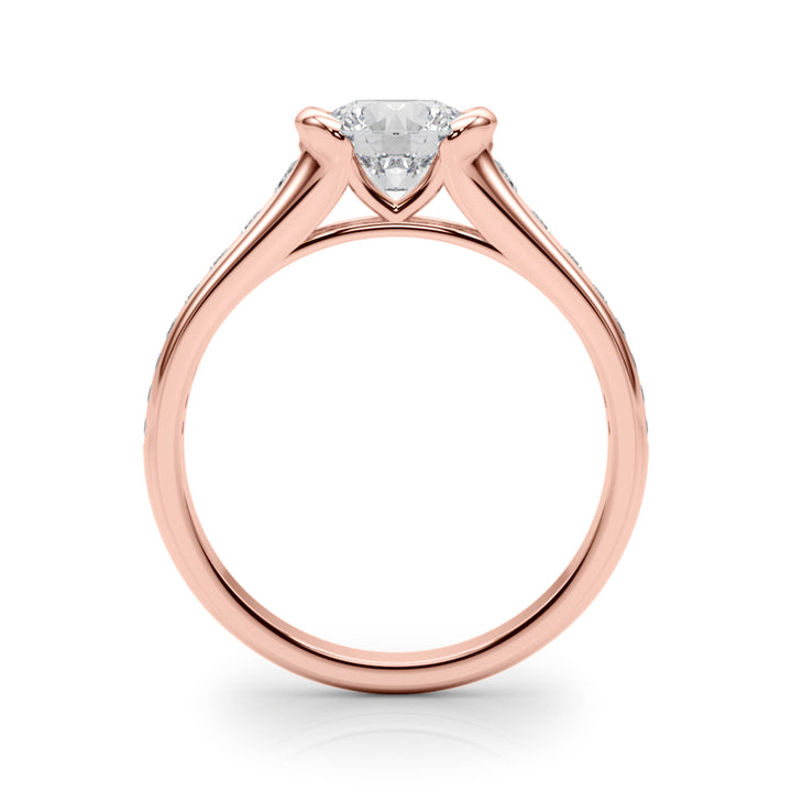 14K Rose Gold 1.33ctw Diamond Engagement Ring