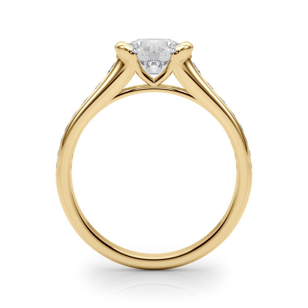 14K Yellow Gold 1.33ctw Diamond Engagement Ring