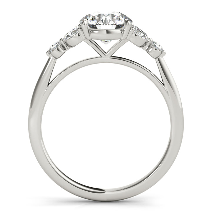18K White Gold 1.33ctw Diamond Engagement Ring