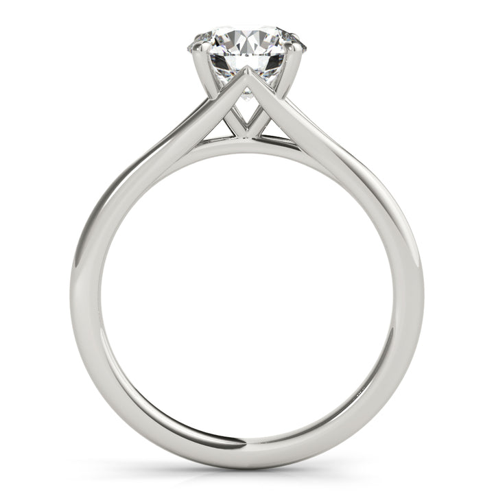 1 CT Platinum Round Diamond Engagement Ring