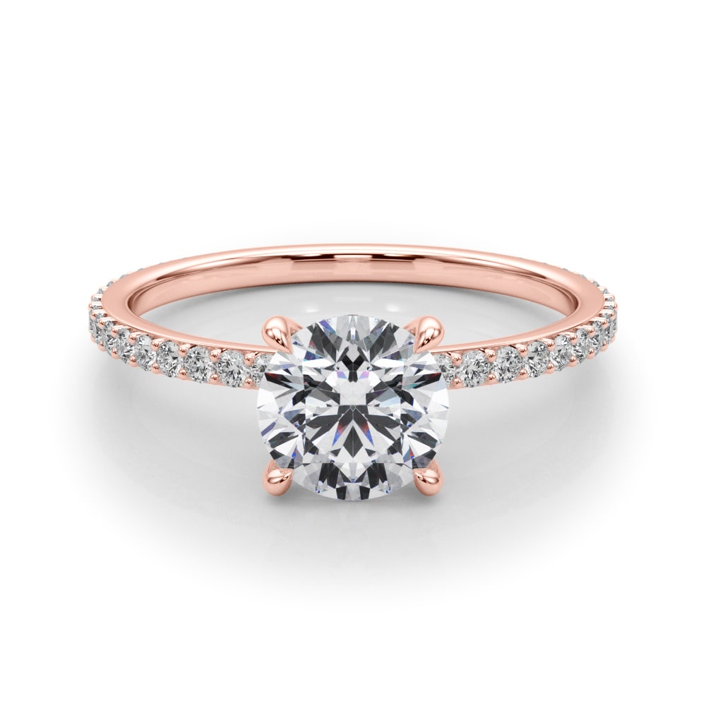 HIDDEN HALO ENGAGEMENT RING