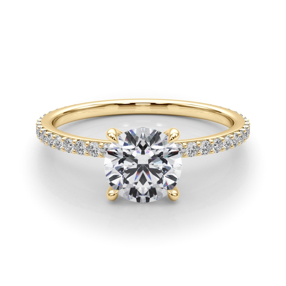 HIDDEN HALO ENGAGEMENT RING