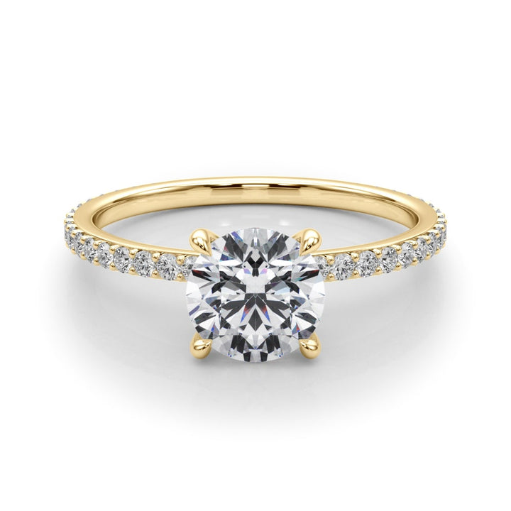 HIDDEN HALO ENGAGEMENT RING
