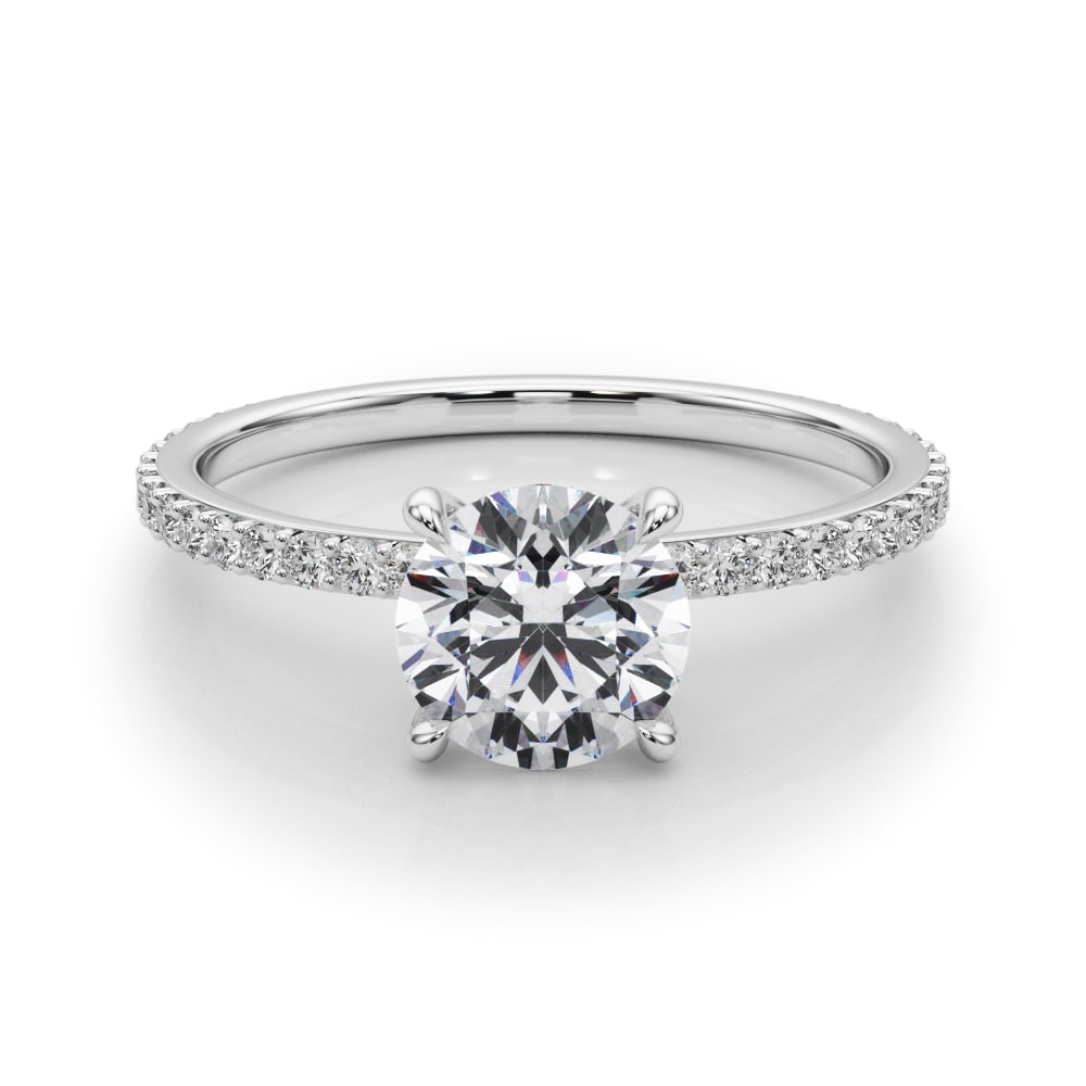 HIDDEN HALO ENGAGEMENT RING