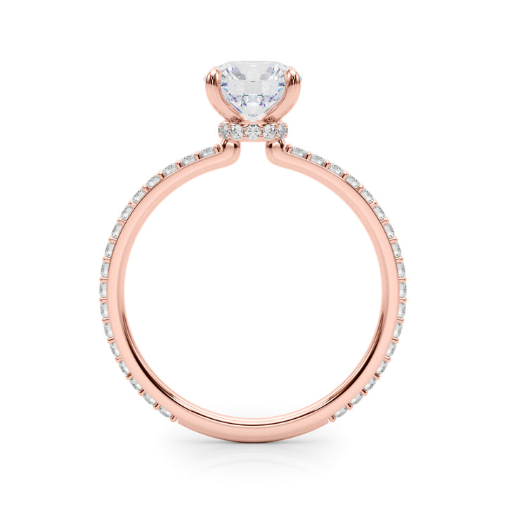 14K Rose Gold 1.33ctw Round Diamond Engagement Ring
