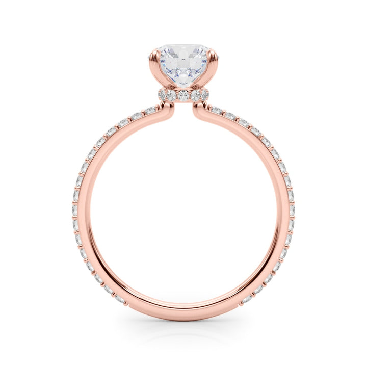 HIDDEN HALO ENGAGEMENT RING