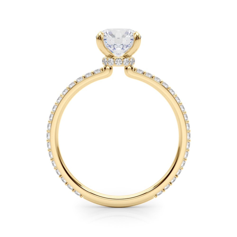 HIDDEN HALO ENGAGEMENT RING