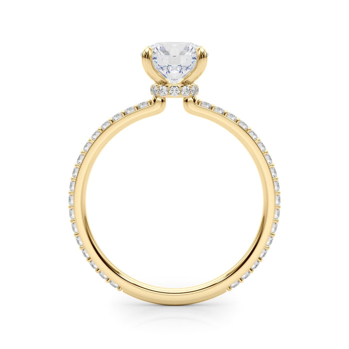 HIDDEN HALO ENGAGEMENT RING