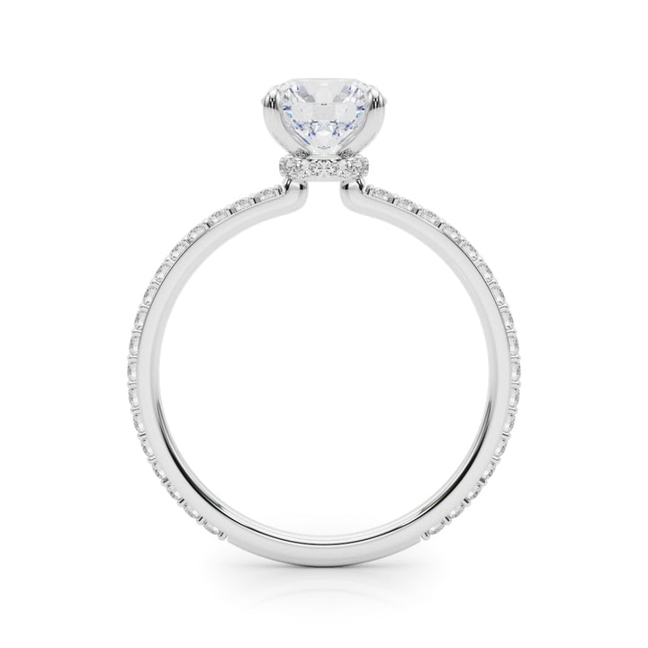 HIDDEN HALO ENGAGEMENT RING