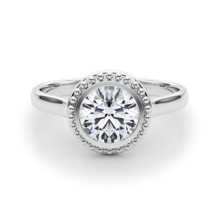 18K White Gold 1ct Diamond Solitaire Engagement Ring