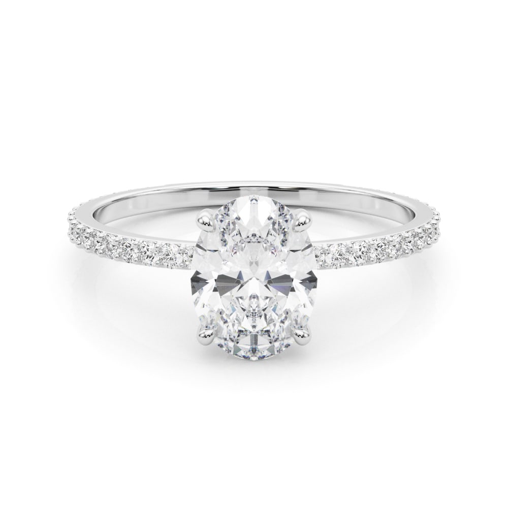 Halo Diamond Engagement Ring