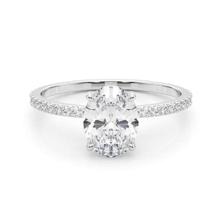 Halo Diamond Engagement Ring