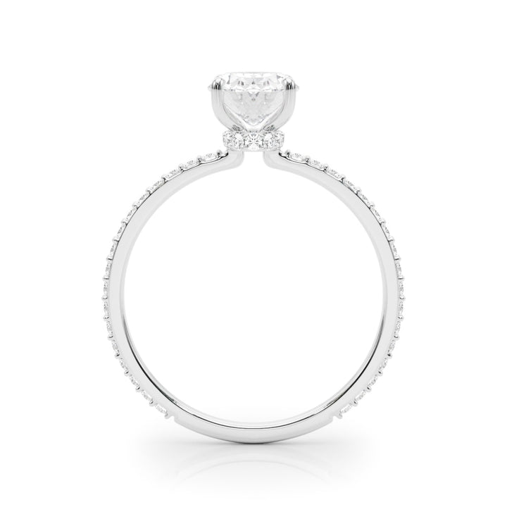 Halo Diamond Engagement Ring